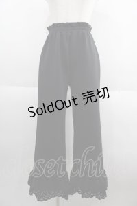 Candy Stripper / DEAREST JERSEY PANTS  黒 I-25-06-04-091-PU-PA-HD-ZI