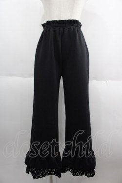 画像1: Candy Stripper / DEAREST JERSEY PANTS  黒 I-25-06-04-091-PU-PA-HD-ZI
