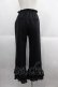 画像2: Candy Stripper / DEAREST JERSEY PANTS  黒 I-25-06-04-091-PU-PA-HD-ZI (2)