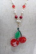 Angelic Pretty / Creamy Cherryネックレス  赤Ｘゴールド I-25-06-04-099-AP-AC-HD-ZI