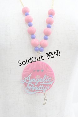 画像1: Angelic Pretty / Neon Musicネックレス  ピンク I-25-06-04-100-AP-AC-HD-ZI