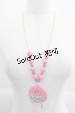 画像2: Angelic Pretty / Neon Musicネックレス  ピンク I-25-06-04-100-AP-AC-HD-ZI
