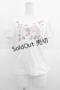 MILK / パフBERRYTee　  オフ I-25-06-04-011-ML-TS-HD-ZI