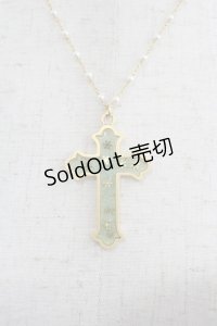 Victorian maiden / 雪の結晶クロスネックレス  ゴールド I-25-06-04-101-CL-AC-HD-ZI