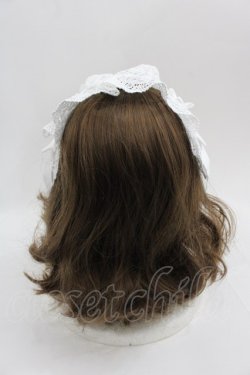 画像3: axes femme kawaii / トーションレースヘッドドレス  白 I-25-06-04-108-AX-AC-HD-ZI