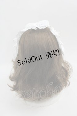 画像3: axes femme kawaii / トーションレースヘッドドレス  白 I-25-06-04-108-AX-AC-HD-ZI