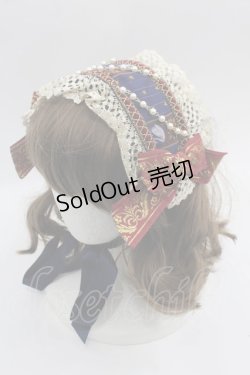 画像1: BABY,THE STARS SHINE BRIGHT / HAT Schwan〜ルートヴィヒの憧れと空想のAria〜ヘッドドレス  ネイビー I-25-06-04-109-BA-AC-HD-ZI