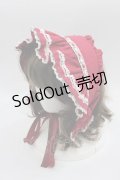 Angelic Pretty / HAT お嬢様のクラシカルハーフボンネット  ボルドー I-25-06-04-110-AP-AC-HD-ZI