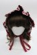 画像2: Angelic Pretty / HAT お嬢様のクラシカルハーフボンネット  ボルドー I-25-06-04-110-AP-AC-HD-ZI (2)