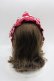 画像3: Angelic Pretty / HAT お嬢様のクラシカルハーフボンネット  ボルドー I-25-06-04-110-AP-AC-HD-ZI (3)