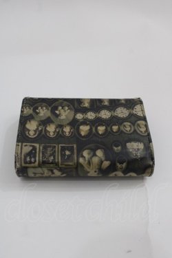 画像2: Jean Paul GAULTIER / W/アンティークドール折財布  黒Ｘブラウン I-25-06-04-116-GO-ZA-HD-ZI