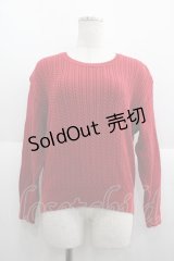 INGEBORG / ニットトップス  赤 I-25-06-04-017-LO-TO-HD-ZT040