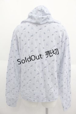 画像2: PINK HOUSE / モノトーンプリントピーターラビットパーカー 4(L) サックス I-25-06-04-019-LO-TO-HD-ZI