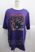 Candy Stripper / SPACE WARS Tシャツ  パープル I-25-06-04-036-PU-TO-HD-ZI
