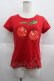 画像1: Jane Marple / チェリーTシャツ  レッド I-25-06-04-037-JM-TS-HD-ZI (1)
