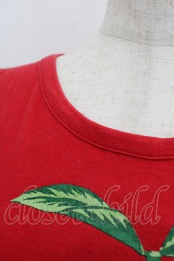 画像3: Jane Marple / チェリーTシャツ  レッド I-25-06-04-037-JM-TS-HD-ZI