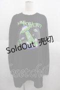 Candy Stripper / ARE YOU HERE  L/S TEE 2 黒 I-25-06-04-038-PU-TO-HD-ZI