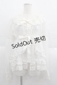 BABY,THE STARS SHINE BRIGHT / ジュリエットローズブラウス  白 I-25-06-08-001-BA-BL-HD-ZI