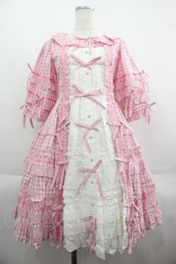 画像1: Angelic Pretty / Little Houseワンピース  ピンク I-25-06-08-050-AP-OP-HD-ZI