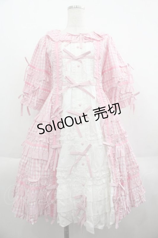 画像1: Angelic Pretty / Little Houseワンピース  ピンク I-25-06-08-050-AP-OP-HD-ZI (1)