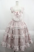 Angelic Pretty / Ladyティアードジャンパースカート  ピンク I-25-06-08-053-AP-OP-HD-ZI