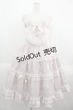 画像1: Angelic Pretty / Ladyティアードジャンパースカート  ピンク I-25-06-08-053-AP-OP-HD-ZI