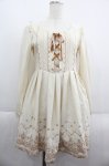 画像1: LIZ LISA / 編み上げ刺繍ワンピース  アイボリー I-25-06-08-057-LO-OP-HD-ZI (1)
