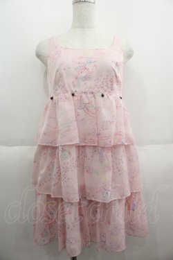 画像1: MILK / Star night for　Harajyukuドレス  ピンク I-25-06-08-073-ML-OP-HD-ZI