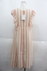 画像2: Emily Temple cute / シフォンストライプワンピース  ピンクＸアイボリー I-25-06-08-085-ET-OP-HD-ZI (2)