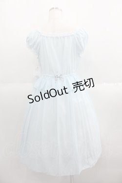 画像2: Shirley Temple / トランプストライプ半袖ワンピース 160CM サックスＸ白 I-25-06-08-098-ET-OP-HD-ZI