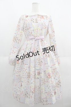 画像1: Emily Temple cute / Anniversary Patchworkワンピース  ピンクＸサックスＸ白 I-25-06-08-104-ET-OP-HD-ZI