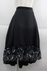 abilletage / Feather フィッシュテールスカート  黒 I-25-06-08-119-GO-SK-HD-ZI