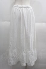 画像2: PINK HOUSE / 裾4段ピコフリルスカート  白 I-25-06-08-122-LO-SK-HD-ZT034 (2)