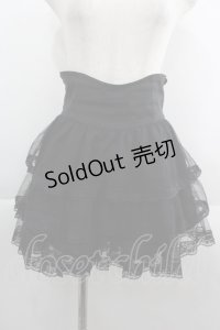 Princess Melody / レース重ねスカパン  黒 I-25-06-08-123-EL-PA-HD-ZI