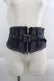 画像1: Ozz Croce / ZIP刺繍コルセットベルト  グレー I-25-06-08-125-OO-ZA-HD-ZI (1)
