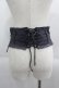 画像2: Ozz Croce / ZIP刺繍コルセットベルト  グレー I-25-06-08-125-OO-ZA-HD-ZI (2)