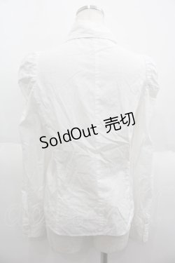 画像2: BPN / 3ピンタック長袖ブラウス  白 I-25-06-08-036-GO-BL-HD-ZI