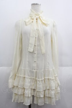 画像1: Sheglit / "Royal"フリルブラウス  生成り I-25-06-08-038-EL-BL-HD-ZI