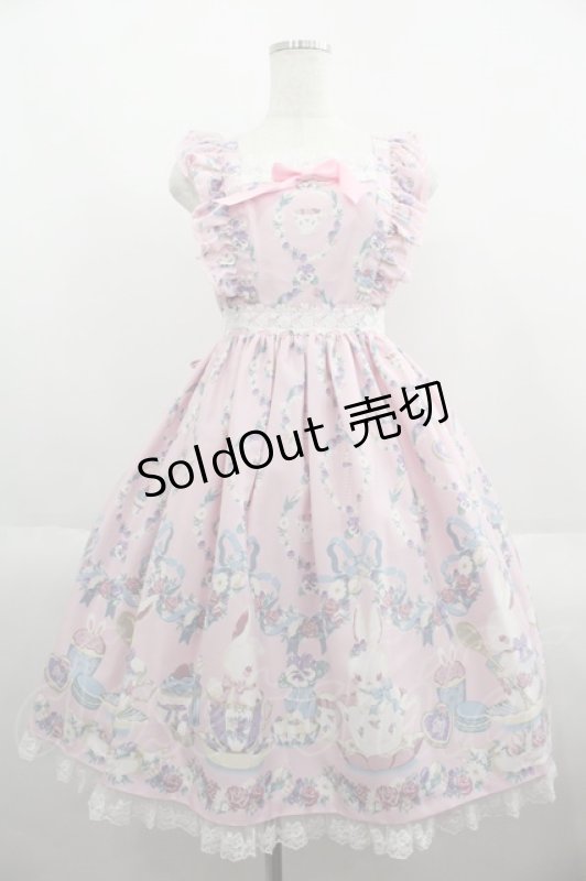 画像1: Angelic Pretty / Flower Garden Teatimeジャンパースカート  ピンク I-25-06-08-046-AP-OP-HD-ZI (1)