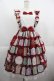 画像1: Angelic Pretty / Memorial Tea Museumジャンパースカート  エンジ I-25-06-08-047-AP-OP-HD-ZI (1)