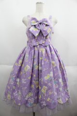 Angelic Pretty / SPACE TOYSジャンパースカート  ラベンダー I-25-06-08-049-AP-OP-HD-ZI