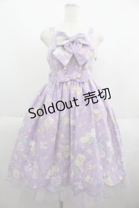 Angelic Pretty / SPACE TOYSジャンパースカート  ラベンダー I-25-06-08-049-AP-OP-HD-ZI