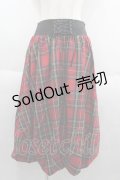 HELL CAT PUNKS / バルーンミモレスカート  チェック I-25-06-11-054-PU-SK-HD-ZI