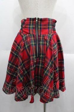 画像2: HELL CAT PUNKS / クロス刺繍ミニスカート  チェック I-25-06-11-062-PU-SK-HD-ZI