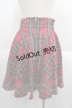 画像2: HELL CAT PUNKS / クロス刺繍ミニスカート  チェック I-25-06-11-062-PU-SK-HD-ZI