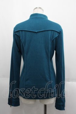 画像2: Ozz Croce / 袖スカルモチーフ刺繍ジップアップ  グリーン I-25-06-11-085-OO-TO-HD-ZI