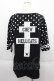 画像2: HELL CAT PUNKS / フットボールビッグTシャツ  ブラックドット I-25-06-11-009-PU-TS-HD-ZI (2)