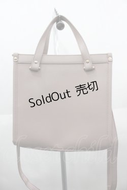 画像3: axes femme / ローズ刺繍スクエアバッグ  ベージュ I-25-06-11-094-AX-BG-HD-ZI