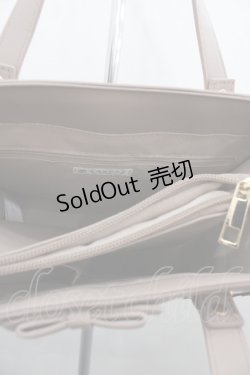 画像4: axes femme / ローズ刺繍スクエアバッグ  ベージュ I-25-06-11-094-AX-BG-HD-ZI