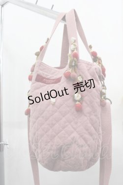 画像2: PINK HOUSE BOUTIQUE / いちご編みぐるみポシェット  ピンク I-25-06-11-095-LO-BG-HD-ZI
